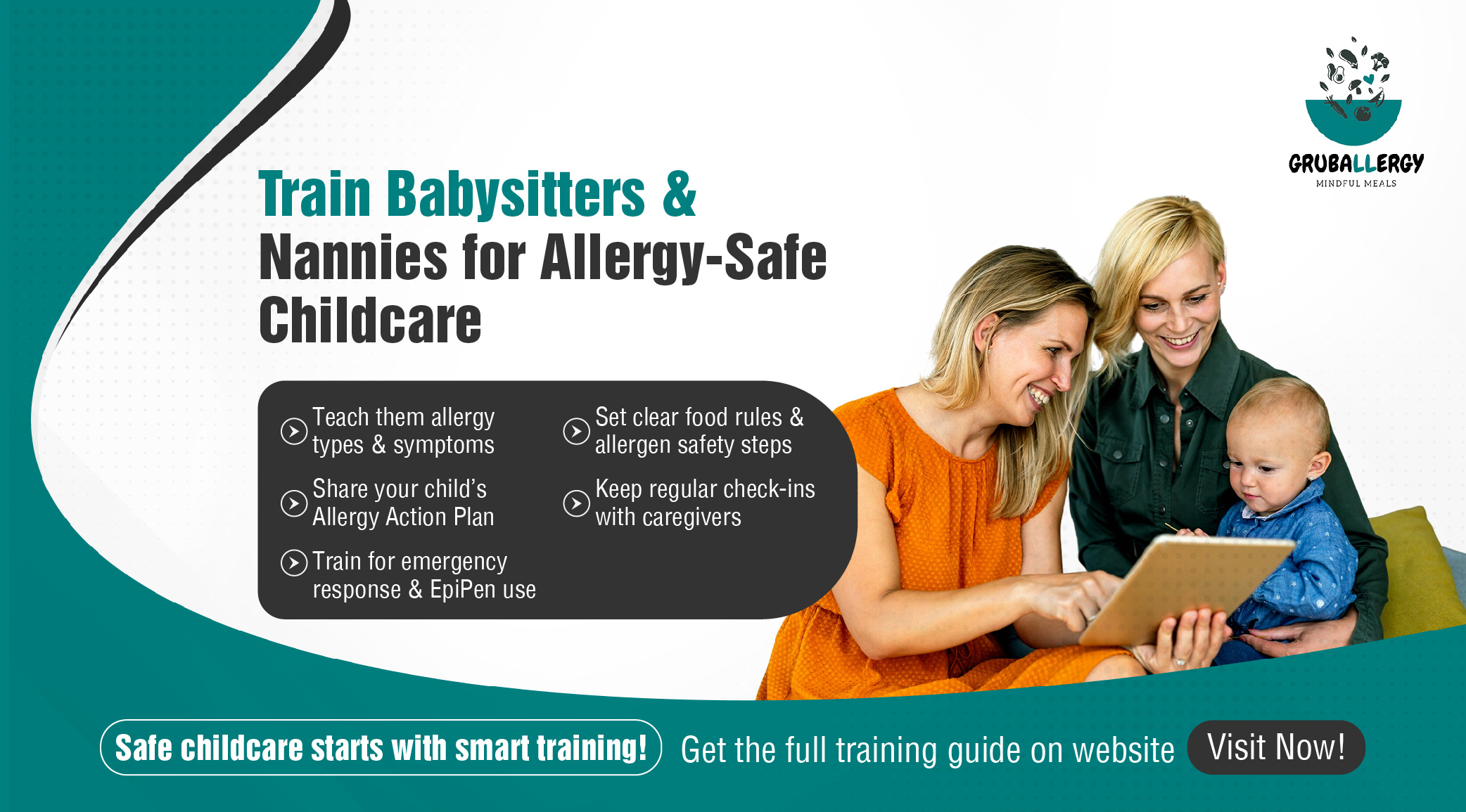 Train Babysitters & Nannies for Allergy-Safe Childcare